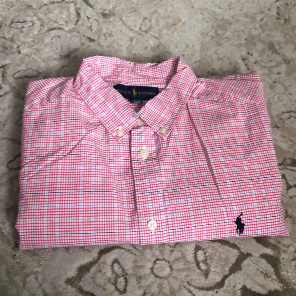Boys button down long sleeve shirt